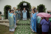 В праздник Боголюбской иконы Божией Матери митрополит Кирилл и епископ Алексий совершили Божественную литургию