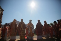 18 июля в мужском монастыре во имя Новомучеников и исповедников Церкви Русской было торжественное Богослужение