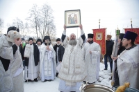 В праздник Богоявления митрополит Кирилл совершил Божественную литургию в Боголюбском женском монастыре