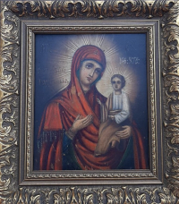 Боголюбский монастырь обрел старинную икону «Тихвинской» Божией Матери